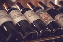 Bordeaux red wine selection